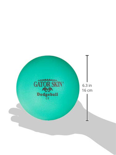 S&S Worldwide Gator Skin Foam Dodgeballs - Easy Grip Starter Balls, Low Density Foam for No Sting, Durable Coating, Tear and Puncture Resistant, 6 inch Small Size for Kids, Multicolor, 6 Pack