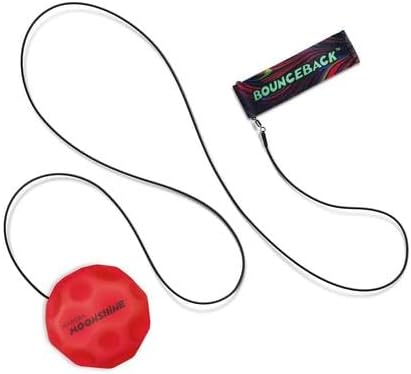 Waboba Bounceback Moonshine Assorted Colors Hyper Bouncy Balls that Light Up on Bounce, Fun Toys for Kids, Teenagers, Adults, Boys and Girls - Colors May Vary