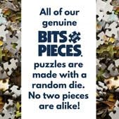 Bits and Pieces - 1000 Piece Jigsaw Puzzle for Adults - 20" x 27" - Colorful House Near The Lake - 1000 pc Mountainside Retreat Spring Jigsaw