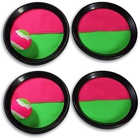 Paddle Toss and Catch Ball Game Paddle Toss Game Set Toss and Catch Ball and Paddle Game (2 Pack)
