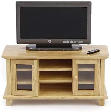 Doll House TV, 1:12 Scale Dollhouse Accessories Miniature Furniture Decor Model, Play Toy (TV)