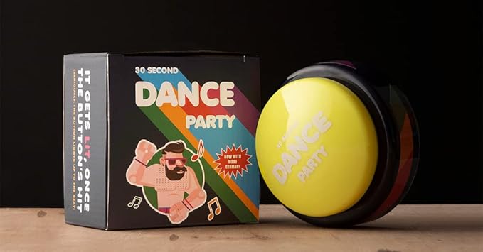 The Button | Dance Party Button with Music | Gag Gifts | Office Toys