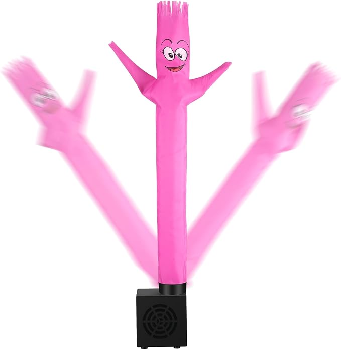 Poen Easter Gifts for Kids Mini Wacky Waving Inflatable Tube Guy with Blower Gag Toy Gift Inflatable Tube Man Birthday Desktop Decor Dancing Blow up Man for Office Party Decor(Cheeky)