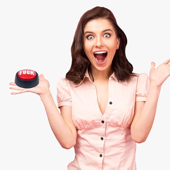 MyMealivos The Fuck Slammer Button, Gag Gift for Family, Friends and Co-Workers