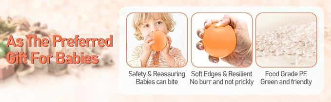 Clear Ball Pit Balls - Crush Proof Plastic Toy Balls for Boys and Girls