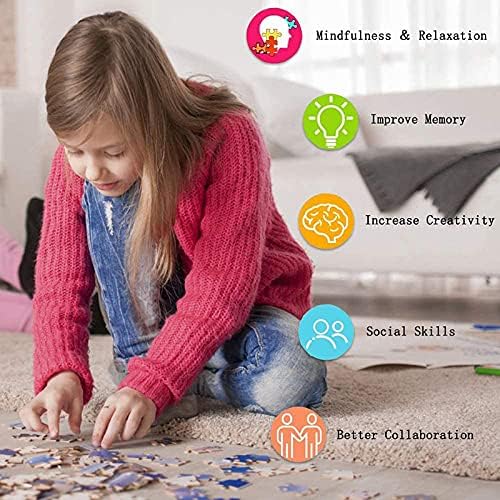 Puzzles for Adults 1000 Pieces Paper Jigsaw Puzzles Educational Intellectual Decompressing DIY Large Puzzle Game Toys Gift (03)