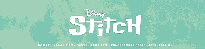 Ceaco - Disney - Stitch - Galaxy Grunge - 300 Oversized Piece Jigsaw Puzzle
