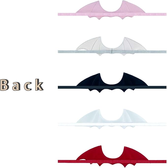 Creative Doll Accessories, 5-Piece Set of Adorable Wings, Suitable for Dolls Between 3.94-6.69 Inches (10-17 Cm), Rope-Bound, Giving Them a Pair of Wings (Doll Not Included)