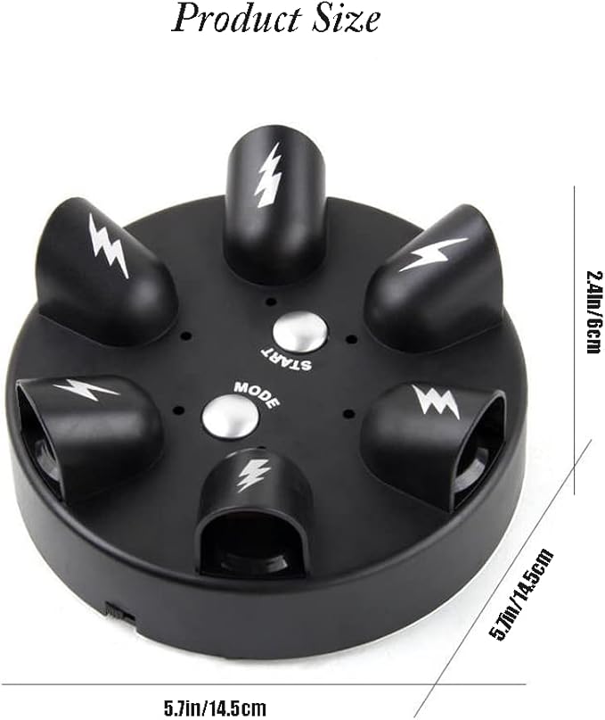 YEIBOBO ! Shock Roulette Party Game, Electric Game of Chance, Interesting Party Game Toy, Finger Shock Game Party Favor Gift for 2-6 Palyers