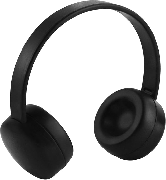Olyre Doll Headphones for Dolls, Fits 17cm(6.69") Height Trendy Dolls or 1/6 BJDs, Miniature Headset Costume/Clothing Accessory (Doll Not Included) (Black)