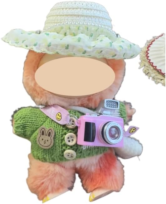 4 PCS Cameras Toys for labubu ,Dollhouse Decoration Toy Doll Costuem Accessories