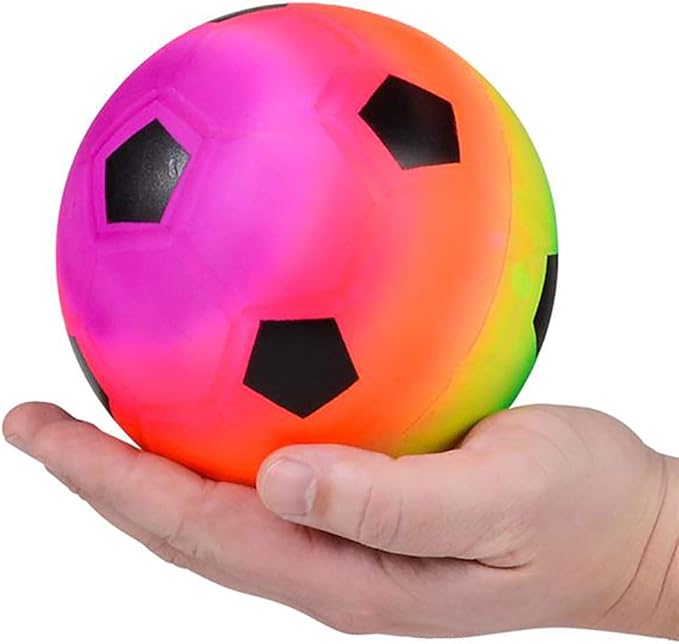 The Dreidel Company Rainbow Sports Vinyl Ball 6"
