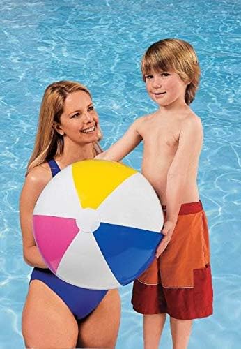 Intex Inflatable Beach Ball , Rainbow-glossy Panel