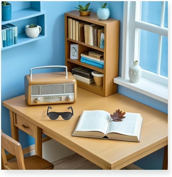 Gadpiparty 120pcs Mini Sunglasses for Crafts Black Doll Accessories Tiny Dollhouse Eyewear for DIY Decoration Plastic Miniature Glasses for Dressing up Play House Toys