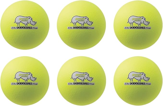 Champion Sports® Rhino Skin® Low Bounce Dodgeball Sets & Singles for Playground, PE, Backyard & League Games – Team Sports Equipment for Youth & Adults