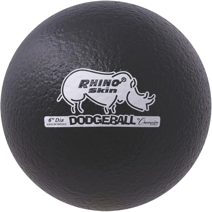 Champion Sports® Rhino Skin® Low Bounce Dodgeball Sets & Singles for Playground, PE, Backyard & League Games – Team Sports Equipment for Youth & Adults
