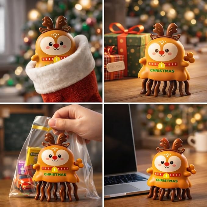 Santa Claus Dancing Doll, Creative Small Toys, Santa Claus Creative Fun Toys, Christmas Magic Mini Dance Doll, Magical Mini Dancing Ghost for Christmas (Santa Claus)
