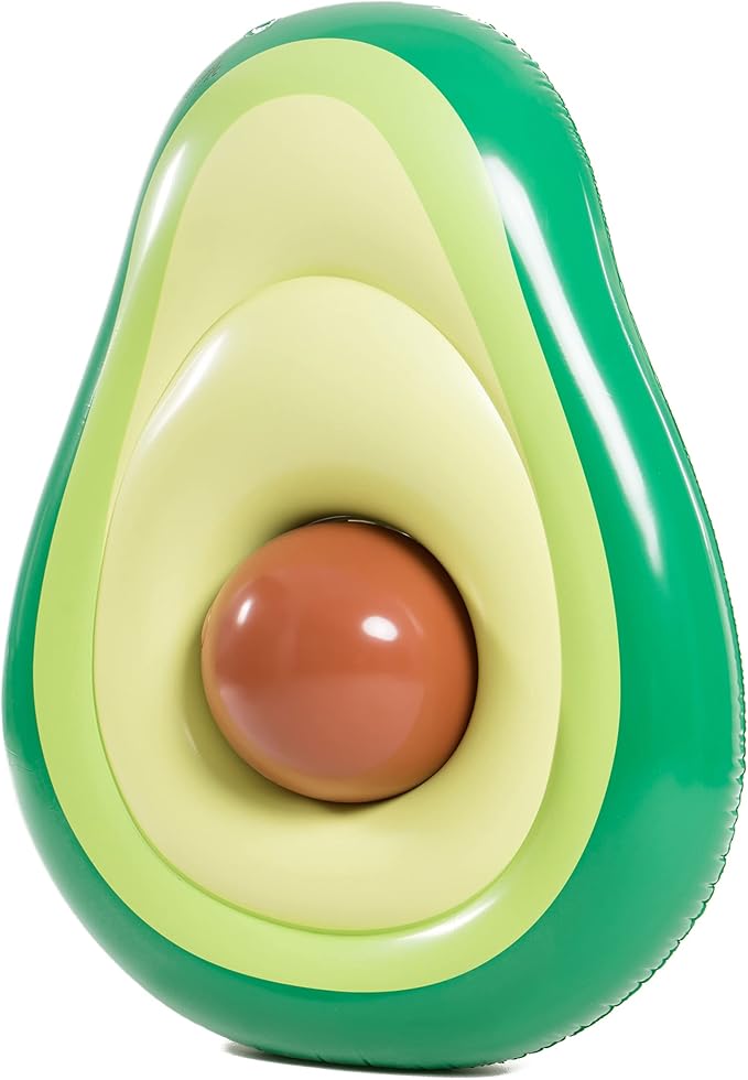 Jasonwell Inflatable Avocado Pool Float Floatie with Ball Water Fun Large Blow Up Summer Beach Swimming Floaty Party Toys Lounge Raft for Adults (XL)