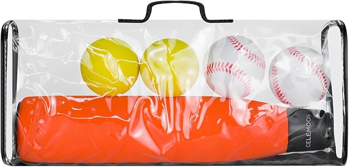 CeleMoon 22 Inch Soft Foam Kids Baseball Bat Set with Balls | Gift Toys for Children Toddlers Boys Girls Age 3-5-8 Outdoor Indoor Sport T Ball Game Playing