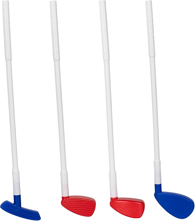Franklin Sports Kids Toy Golf Set - PGA Tour MyFirst Plastic Golf Clubs + Balls Set for Kids + Toddlers - Mini Toy Righty + Lefty Clubs - Includes Carry Case, (2) Tees, (4) Balls, (4) Holes with Flags