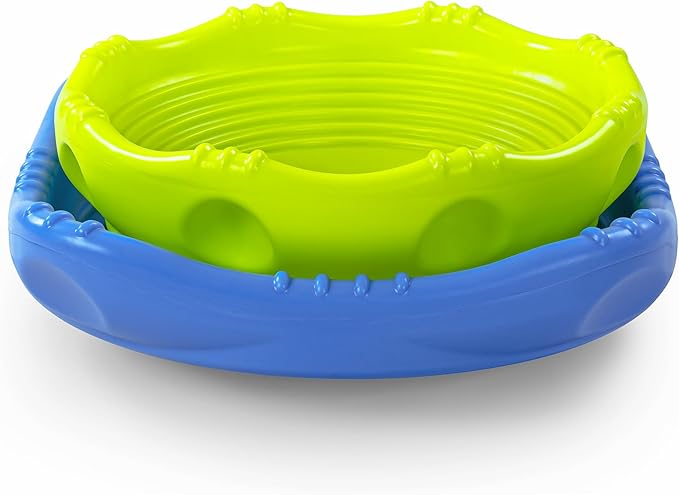Simplay3 Two Sided Rock Around Wobble Disk and Climbing Dome 2 Pack for Toddlers and Kids - Rocking and Climbing - Indoor/Outdoor - Large and XL (Multicolor, 2 Pack, 2 Sizes)