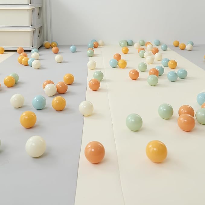 Clear Ball Pit Balls - Crush Proof Plastic Toy Balls for Boys and Girls
