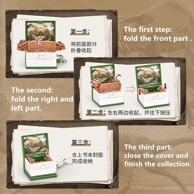 3D Pop-up Book Mini Aircraft Carrier Toys Cute Keychain for Kids Backpack, 3D Aircraft Carrier Scene for Men Women, Kids Gift for Party Birthday etc. -Pack of 2PCS