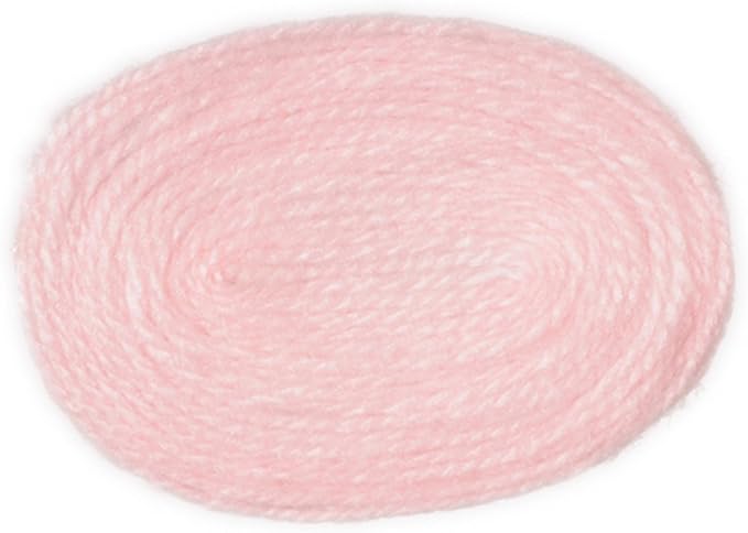 Melody Jane Dolls Houses House Miniature 1:12 Scale Accessory Plain Baby Pink Small Oval Rug