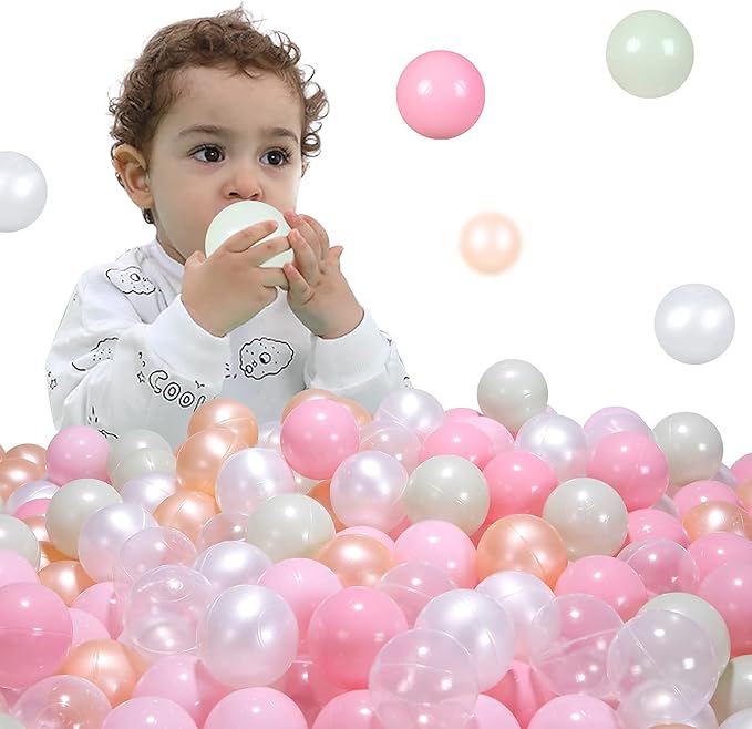 STARBOLO Ball Pit Balls for Toddlers Phthalate Free BPA Free Non-Toxic Crush Proof Play Balls for Toddlers Kids Pool Playhouse Pack of 100 200 500