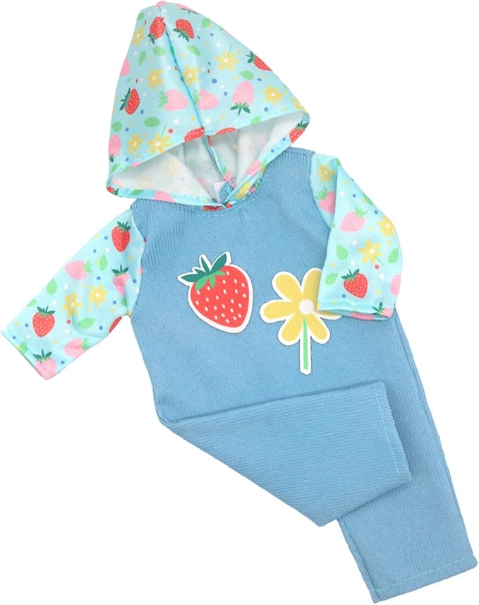 10-14 Inch Doll Clothes Dress and Accessories with Headband Socks 4-Packs for 14 Inch Girl Doll and 10-12 inch Baby Doll
