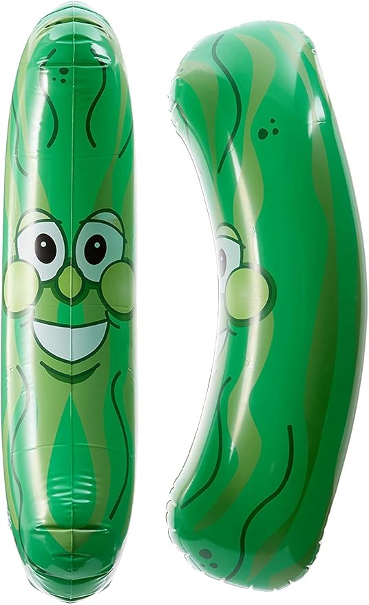 Rhode Island Novelty Giant Inflatable Pickles, 36 Inchs Long, 2 Pickles