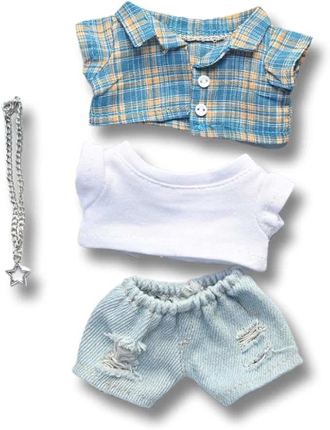17cm Doll Clothes - Cute 17cm Doll Clothes Outfit & Accessories,17CM Doll of The House Accessories Outfits (Style-I)