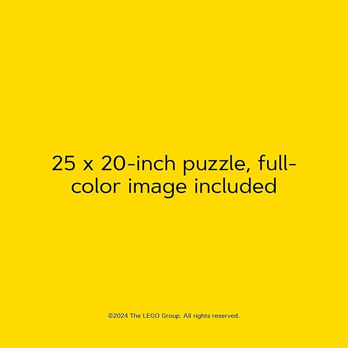 Lego Masterpiece Puzzle: Mona Lisa 1000-Piece Jigsaw Puzzle