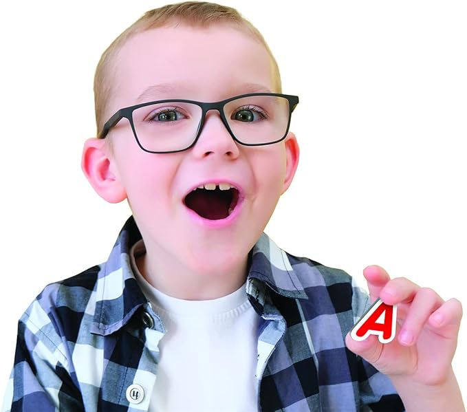 Junior Learning: Alphabet Box, Fun, Family Interactive, Learning Game, Helps Aid Language Development, Memory Recall for Kids Ages 3 and Up, Multicolor