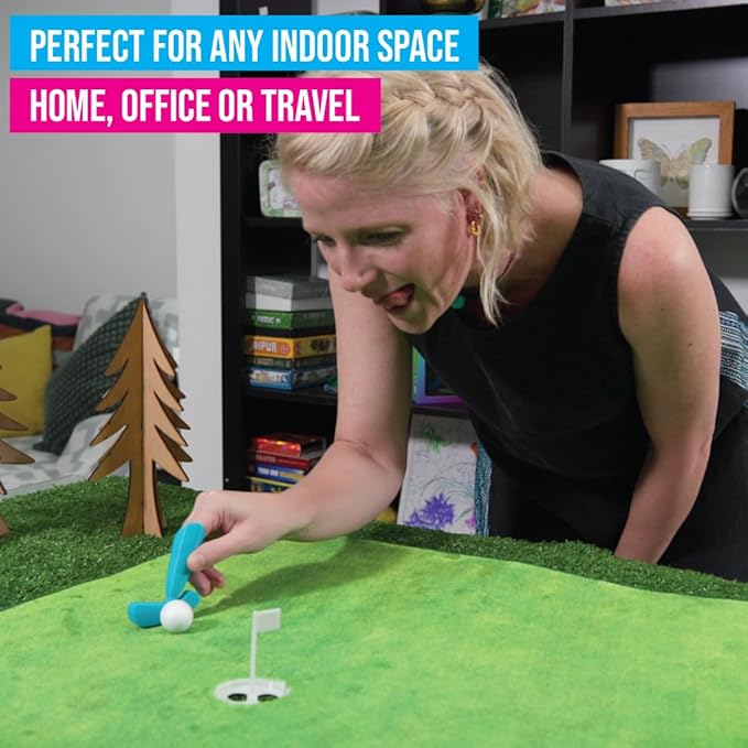 Fingagolf Indoor Golf Game Realistic Golf for Home, Office, or Travel – Unique Gift for Golfers of All Ages