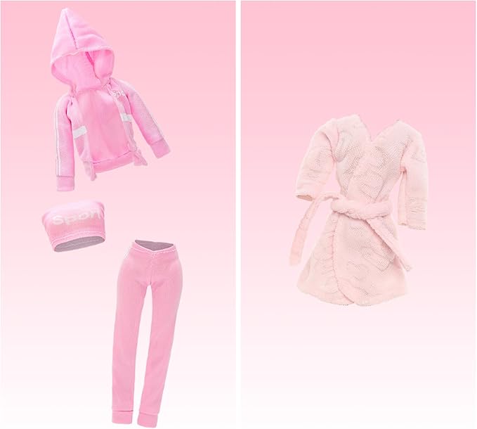 Barwa 10 Sets Doll Clothes Hooded Sports Suit Casual Outfits Tops and Pants Doll Pajamas for 11.5 inch Girls Dolls