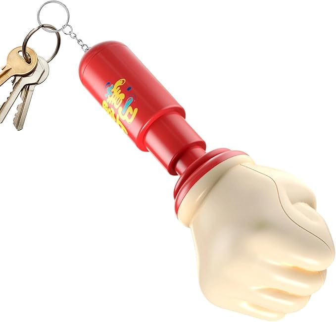 Prank Toys - Hand Design Funny Gadget, 1 Piece Manual Trigger Device with Auditory Feedback, Comedic Prop with Sound Module, Novelty Hardware, Trick Accessory for Office, Party and Social Gathering