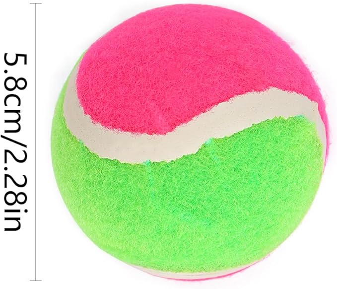 MIDELONG Replacement Sticky Balls for Toss and Catch Ball Paddles Sport Games (Hook and Loop) Outdoor Activities Addition Refill (Balls ONLY), Pack of 2