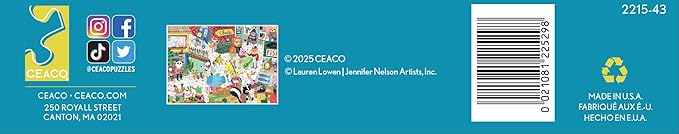 Ceaco - Large Piece Jigsaw Puzzle - Animals at the Market - Relaxing and Fun Activity for Adults