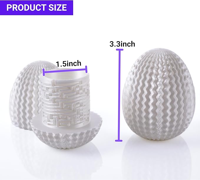 Maze Egg Money Puzzle Gift Box: Available in 4 Unique Internal Designs - Secret Cash Holder & Surprise Gift Container for Easter, Birthday, Wedding - Fun Brain Teaser Toy for Kids & Adults