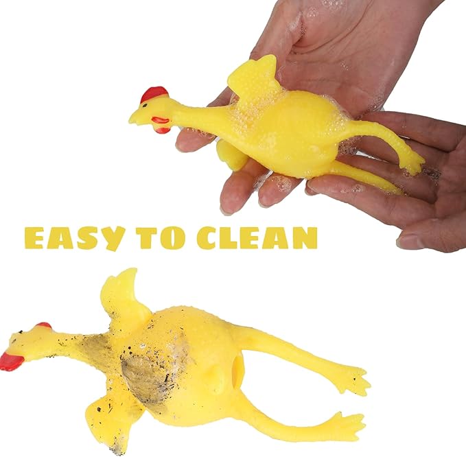16cm Funny Squishy Adult Toys Chicken and Eggs Stress Relieve