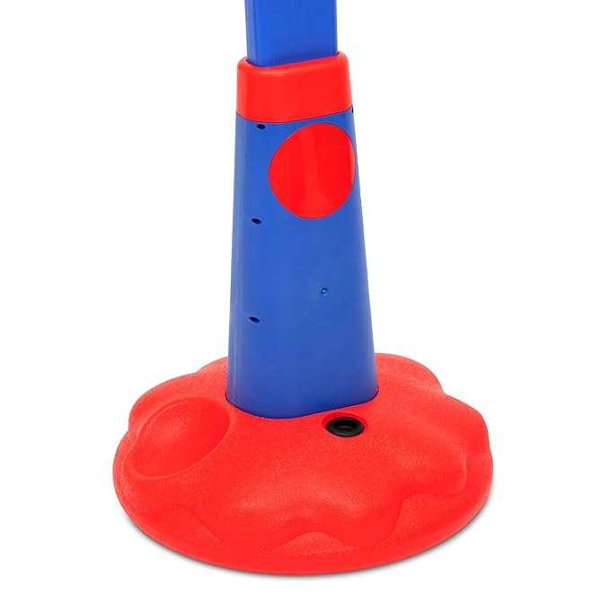 Spidey and His Amazing Friends Plastic Basketball Set by Delta Children – Includes Basketball Hoop, 1 Basketball and Ball Pump