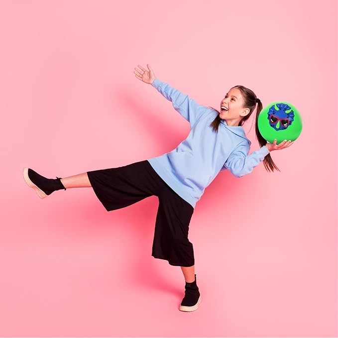 KESS 10" Jumbo Ball - 12 Pack: Playground Favorite, Variety of Colors and Characters, Perfect for Bouncing, Rolling and Endless Outdoor Adventures