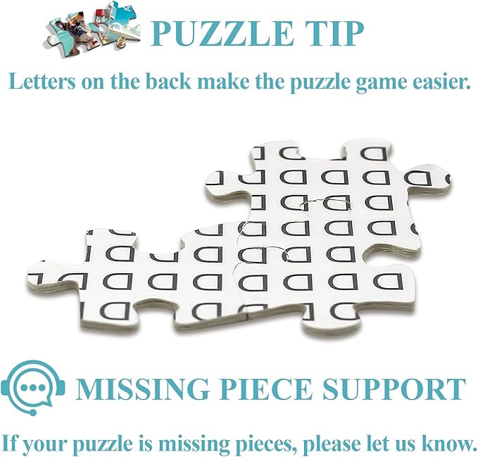 Dog Summer Puzzle for Adults 1000 Piece, Funny Puppy Animal Jigsaw Puzzles, Food Party Puzzles