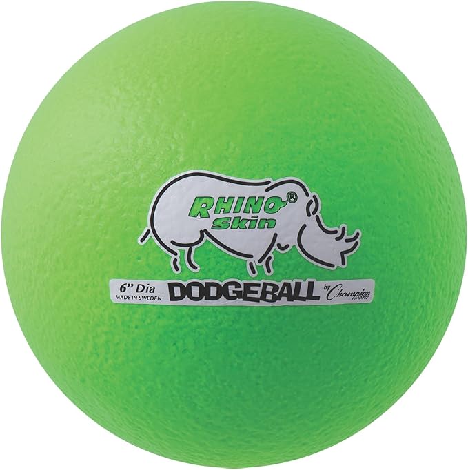 Champion Sports® Rhino Skin® Low Bounce Dodgeball Sets & Singles for Playground, PE, Backyard & League Games – Team Sports Equipment for Youth & Adults