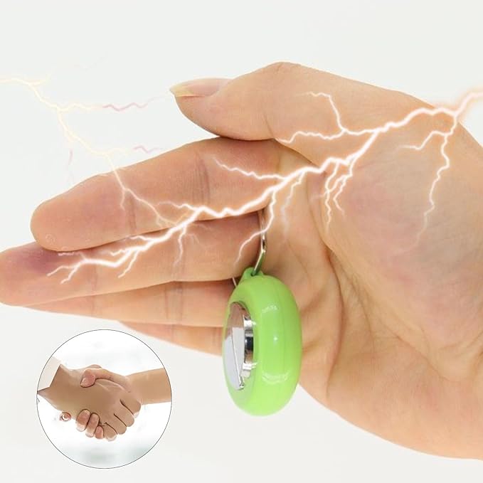 Handshake Electric Toy Mini Party Entertainment Toy Battery Powered Random Color with Ring Prank Props Gifts April Fools Day Handshake Trick Toy for Party Random Color
