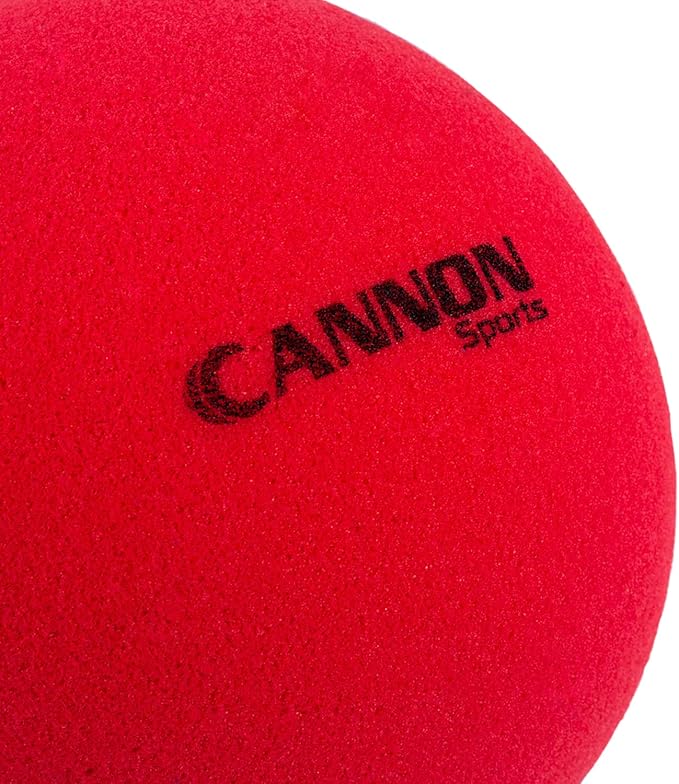 Cannon Sports Soft Foam Ball – Uncoated Medium Density Ball - Lightweight, Safe Play, Indoor/Outdoor Fun - Great for Volleyball, Basketball, Soccer, Dodgeball, and More