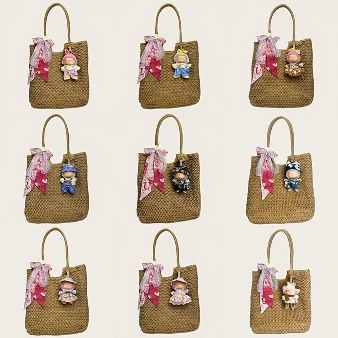 Used for Labubu Doll Outfit Clothes Designer Set,Compatible with Labubu Clothe Accessories for Doll (Blue Baby clothes-0425)