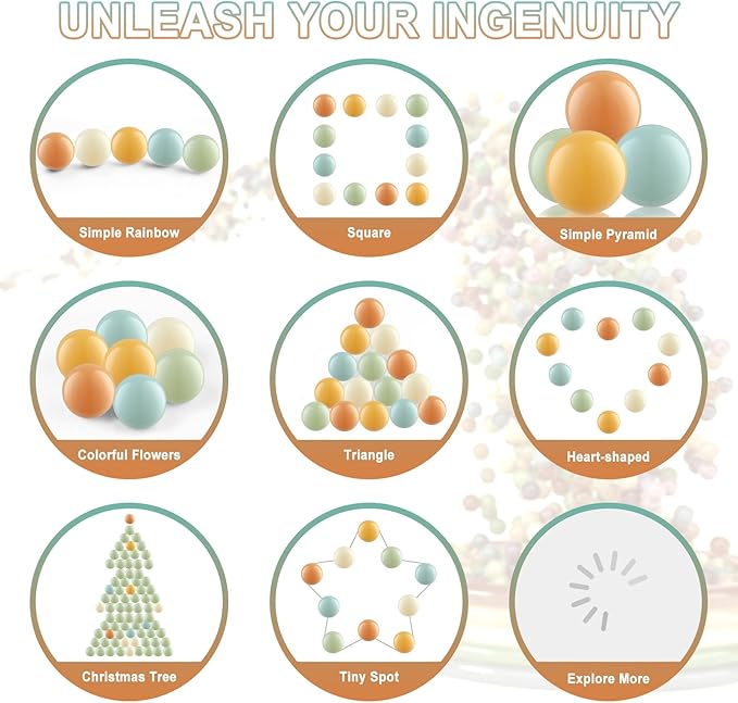 Clear Ball Pit Balls - Crush Proof Plastic Toy Balls for Boys and Girls