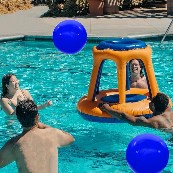 6 Pack Beach Balls, Large Inflatable Beach Balls Bulk, for Parties, Beach, Pools & Play